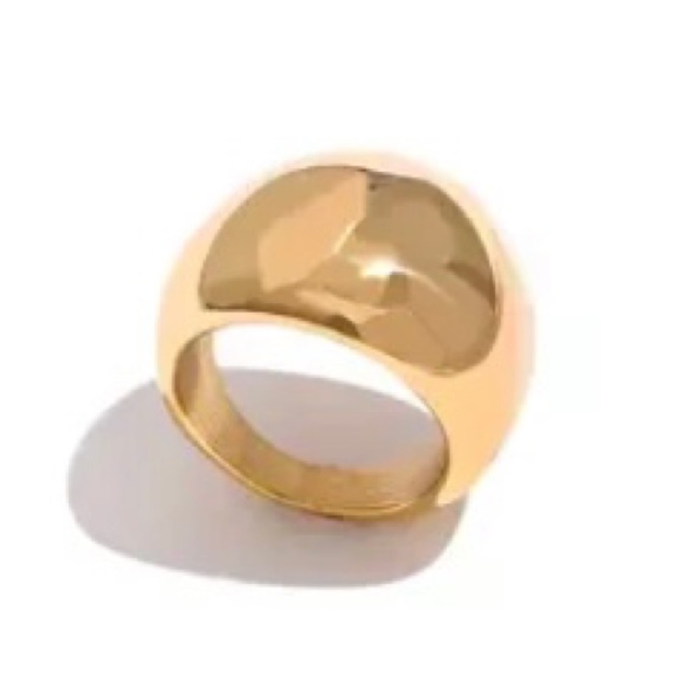 Gold Plated Bold Ring - image 2